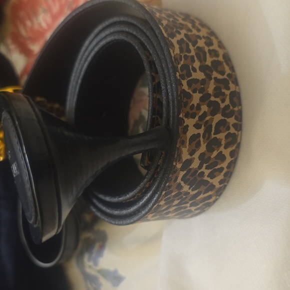 Yves Saint Laurent Black Strappy Heels - Picture 4 of 4